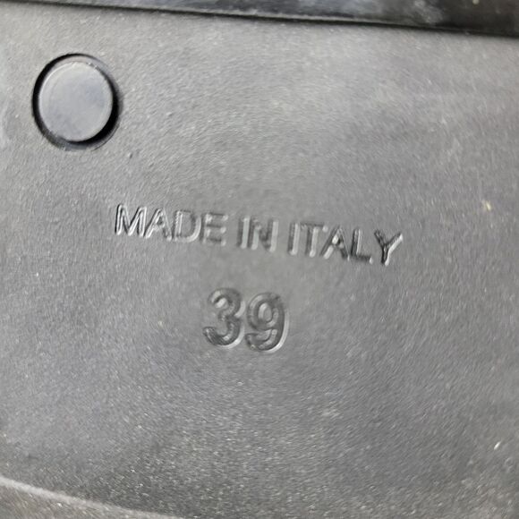 Laura Bellariva Women's Ankle Boots Size 8.6 Black Leather Elastic Lace Zip-Up  - Picture 7 of 8